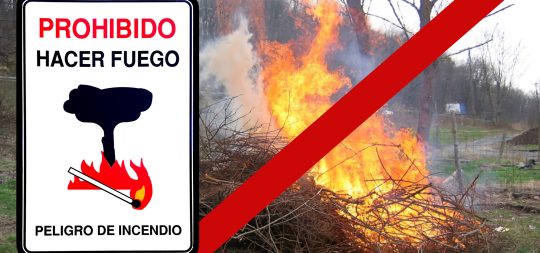 Imagen de la noticia: Se prohibe realizar fuego, que incluye la imposibilidad de encender las hogueras de San Juan